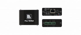 Двухканальный кодер аудиосигнала из интерфейса Dante™ Kramer FC-102NET; поддержка PoE