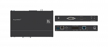 Приемник DVI/HDMI, Ethernet, RS-232, ИК и аналогового и цифрового аудио по витой паре HDBaseT Kramer TP-588D