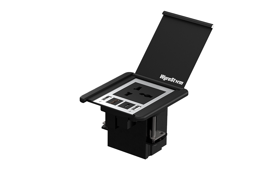 Встраиваемый в стол лючок с портом USB, сквозным подключением HDMI и USB-C WyreStorm IDB-200-MS Встраиваемый в стол лючок с портом USB, сквозным подключением HDMI и USB-C WyreStorm IDB-200-MS