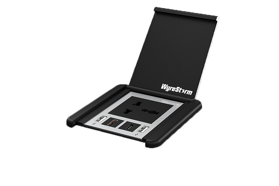 Встраиваемый в стол лючок с портом USB, сквозным подключением HDMI и USB-C WyreStorm IDB-200-MS Встраиваемый в стол лючок с портом USB, сквозным подключением HDMI и USB-C WyreStorm IDB-200-MS