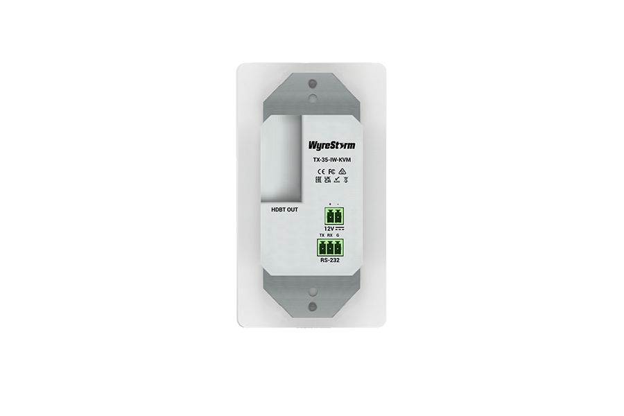 Встраиваемый в стену передатчик HDBaseT™ с HDMI и USB портом (4K: 35м | 1080p: 70м) WyreStorm TX-35-IW-KVM Встраиваемый в стену передатчик HDBaseT™ с HDMI и USB портом (4K: 35м | 1080p: 70м) WyreStorm TX-35-IW-KVM