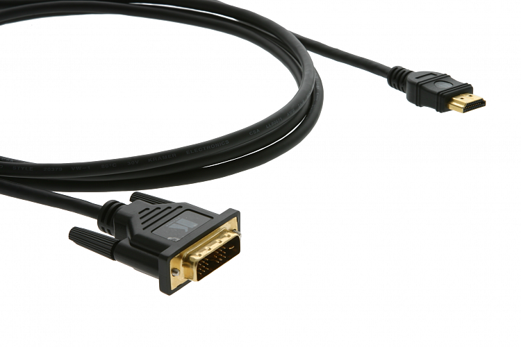 Кабель HDMI-DVI Kramer C-HM/DM-6 (вилка – вилка), 1,8 м
