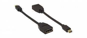 Переходник Kramer ADC-MDP/DPF Mini DisplayPort (вилка) на DisplayPort (розетка)