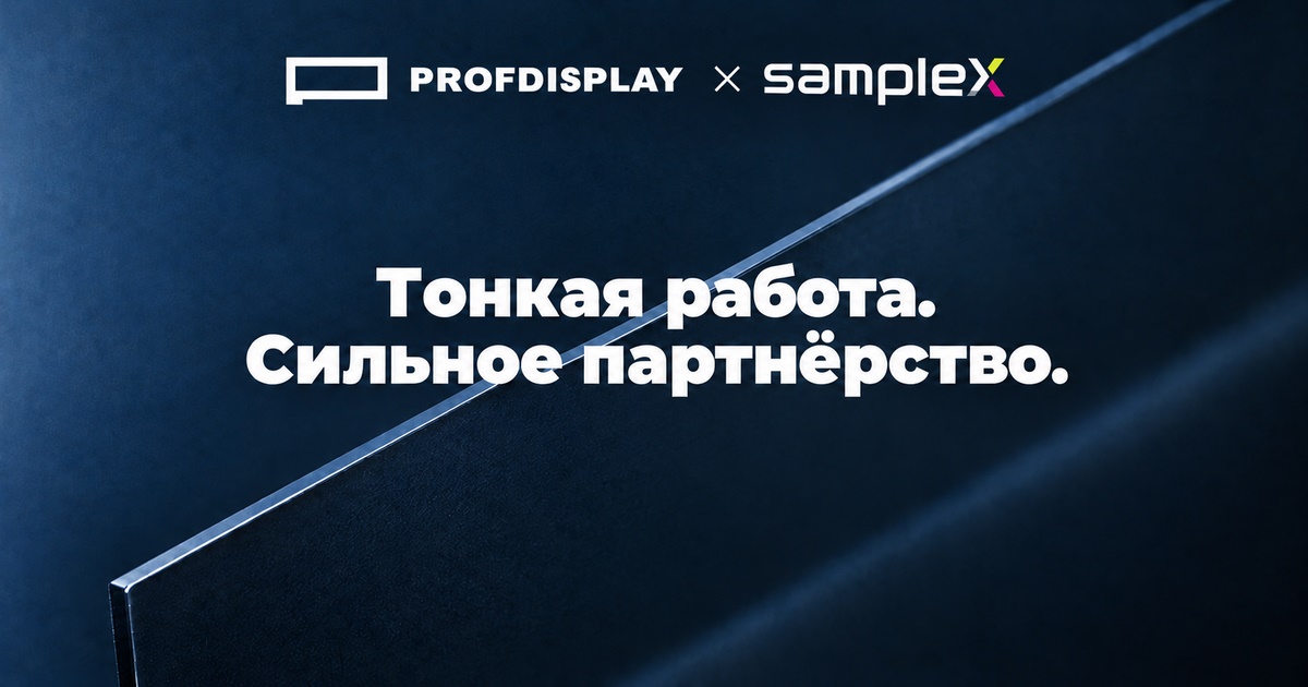 PROFDISPLAY и Samplex: начинаем работать вместе