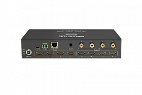 Матричный коммутатор HDMI 4x4 4K HDR с де-эмбеддированием аудио и скалирующими выходами WyreStorm MX-0404-HDMI