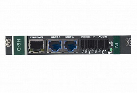 Модуль Kramer DTAxrD2-IN2-F34 с 2 входами HDBaseT (витая пара), передача HDMI, аудио, двунаправленного RS-232, Ethernet и ИК