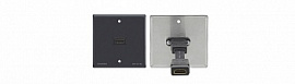 Kramer WP-H1M/EU/GB(W) Настенная панель-переходник с проходным разъемом HDMI; цвет белый
