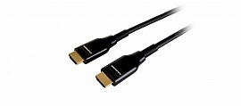Активный малодымный армированный оптический кабель HDMI для арендных и выставочных мероприятий, поддержка 4К 60 Гц (4:4:4), 40 м Kramer CRS-PlugNView-H-131
