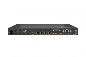 Матричный коммутатор 4K60 4×4 HDBaseT™ с 4 приемниками в комплекте WyreStorm MXV-0404-H2A-KIT