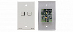 Панель управления универсальная с 2 кнопками; выход RS-232, ИК, цвет белый Kramer RC-2C/EU(W)-86