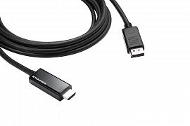 Активный кабель DisplayPort (вилка)-HDMI 4K (вилка), 1,8 м Kramer C-DPM/HM/UHD-6