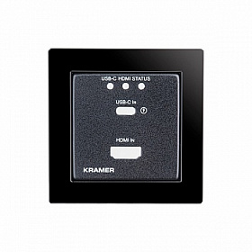 Kramer WP-20CT-EU-PANEL(B) Комплект из рамки и лицевой панели для передатчика WP-20CT/EU