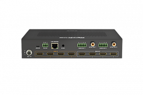 Бесподрывный матричный коммутатор 4x4 HDMI 4K HDR с поддержкой режимов видеостены и Multiveiw WyreStorm MX-0404-SCL