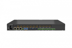 Бесподрывный матричный коммутатор HDMI 8x4 4K60 с USB-C входом и поддержкой Dante WyreStorm MX-0804-EDC