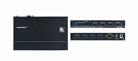 Kramer VA-4X Усилитель-эквалайзер HDMI версии 2.0 четырехканальный; поддержка 4К60 4:4:4