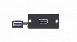 Kramer WU3-AA(B) Модуль-переходник USB 3.0 розетка А-розетка А; цвет черный