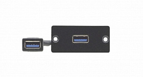 Модуль-переходник Kramer WU3-AA(B) USB 3.0 розетка А-розетка А; цвет черный