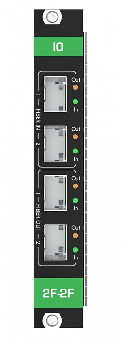 Модуль Kramer MC3-2F-2F с 2 оптическими входами и выходами для передачи сигнала HDMI и RS-232