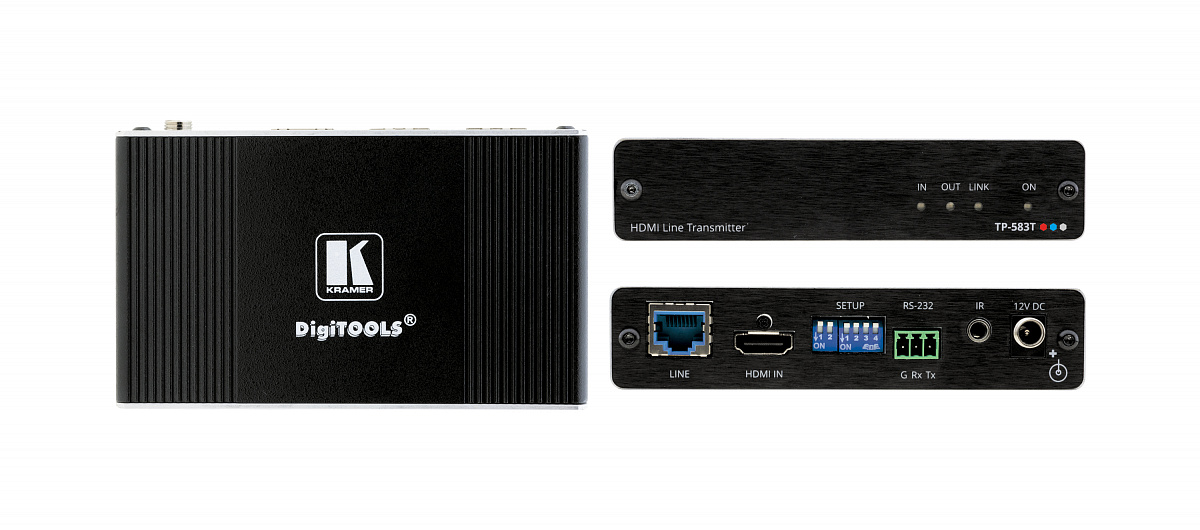 Приёмник HDMI, RS-232 и ИК по витой паре HDBaseT Kramer TP-580RXR