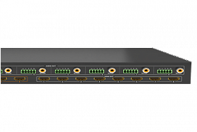 Матричный коммутатор HDMI 8x8 4K HDR с де-эмбеддированием аудио, скалирующими выходами и ARC WyreStorm MX-0808-H2A-MK2