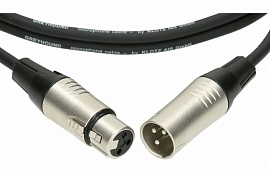 Микрофонный кабель Klotz GREYHOUND GRG1FM10.0, XLR(розетка) / XLR(вилка), черный, 10 м.