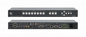 Масштабатор HDMI, VGA, CV, s-Video или YUV в VGA / YUV / HDMI; усилитель мощности аудио Kramer VP-770